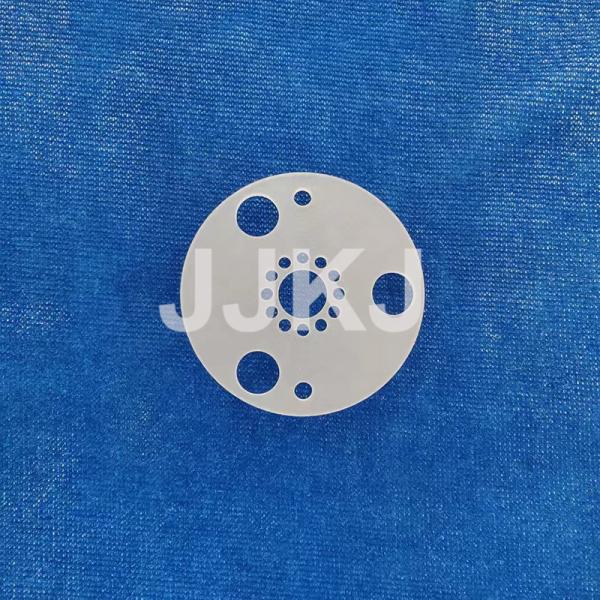 Fine Grinding Optic Sapphire Shaped Pieces Sapphire Glass With Hole