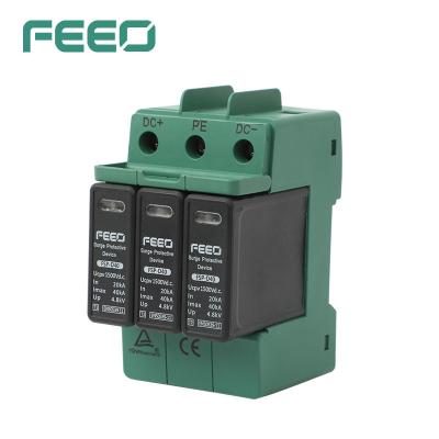 DC SPD 2P 20KA 40KA Solar System DC Surge Protection Device EN61643