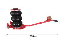 Long air Jack pneumatique de sac de triple de la poignée 3000kg de réparation automatique