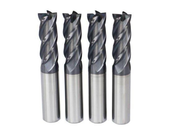 High Hardness Carbide Tool End Mill , Millling Cutter Carbide End Mill
