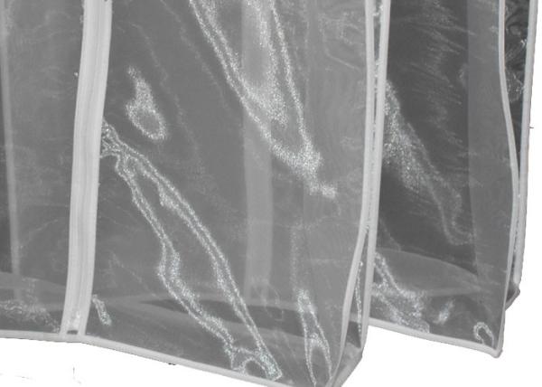 Foldable customized Organza transparent dust-proof Garment Bag for promotion