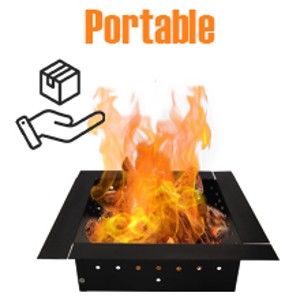 Liner d'anneau d'insertion carré en acier lourd 24 