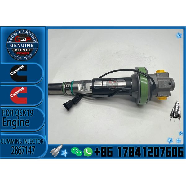 New Good Testing High Performance Fuel Injector 2882077 2867147 Y431K05392 2882077PX for QSK19 QSK38 QSK50 More
