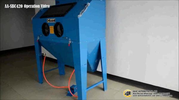AA4C industrial electric sandblast industrial sandblast cabinet 420
