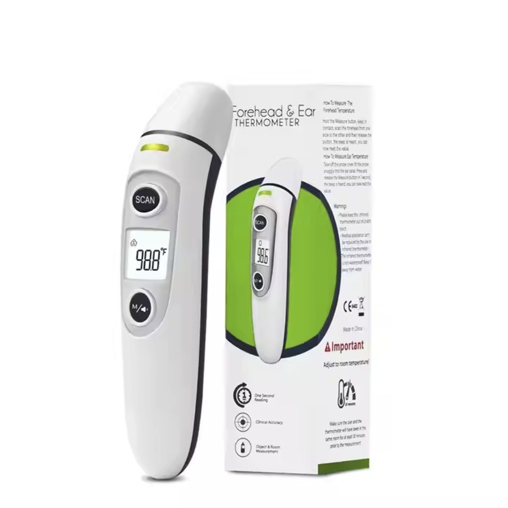 Health Non Contact Medical Forehead Thermometer With Backlight 20s Auto Shutdown