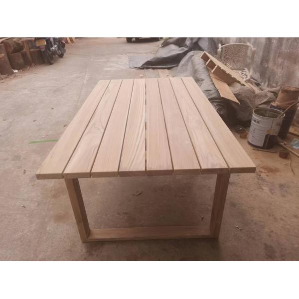 Outdoor Teak Dining Teakwood Patio Table And Chairs Anti Corrosion Anti Cracking