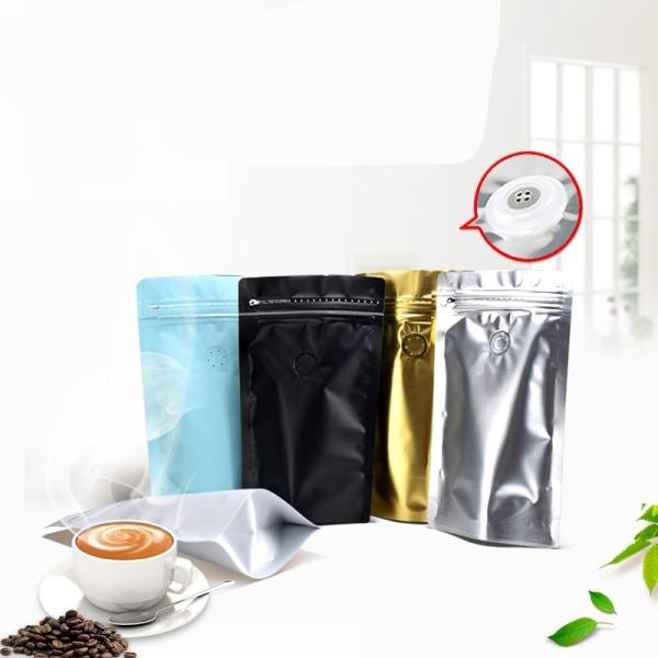 Blue Leisure Food 100g Coffee Packaging Pouch