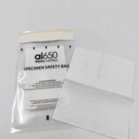Sacos de amostras de risco biológico de 95 kpa 3 impressão de logotipo transparente na parede