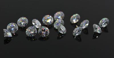 DEF Color Moissanite Loose Gemstones 9mm Round Brilliant Cut VVS1 White