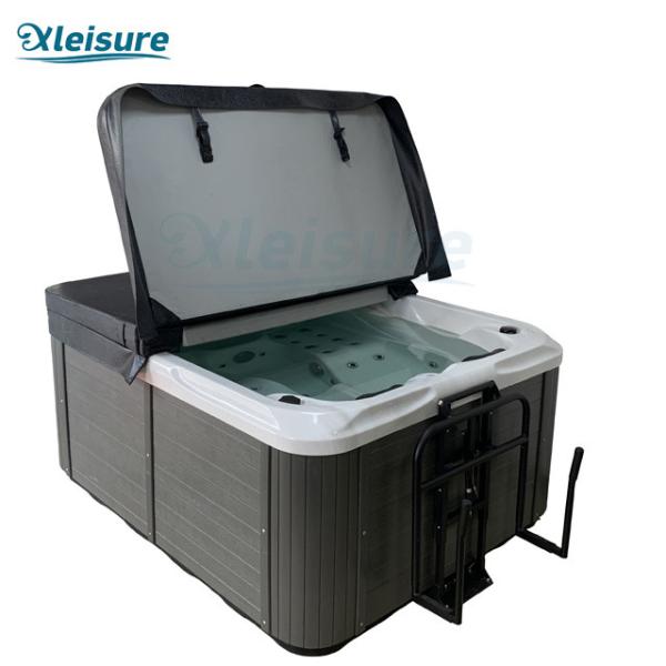 Flexibly Customized Hand - Rectangle Insulation Cover Vinyl Spa Hot Tub For Lucite Spa For Promotion In Charcoal