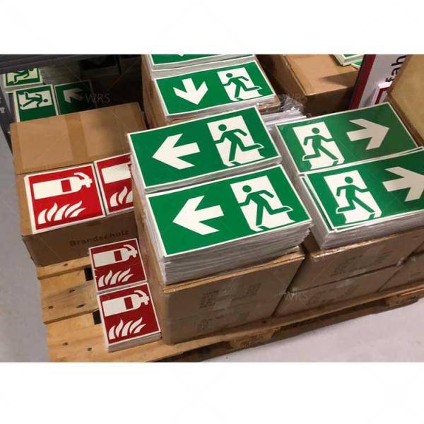 Customized Glow in the Dark Stickers with Luminous Tape 4X4 Inches or Custom Size