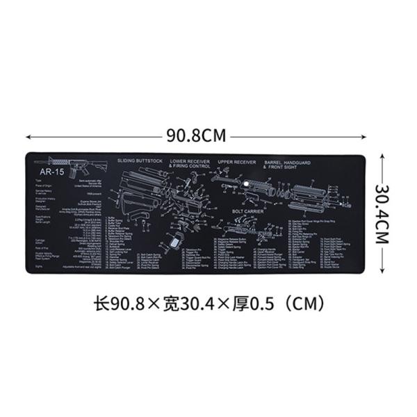 Durable Popular Big Size Tactical AR15 Gun Cleaning Mat For Tactical