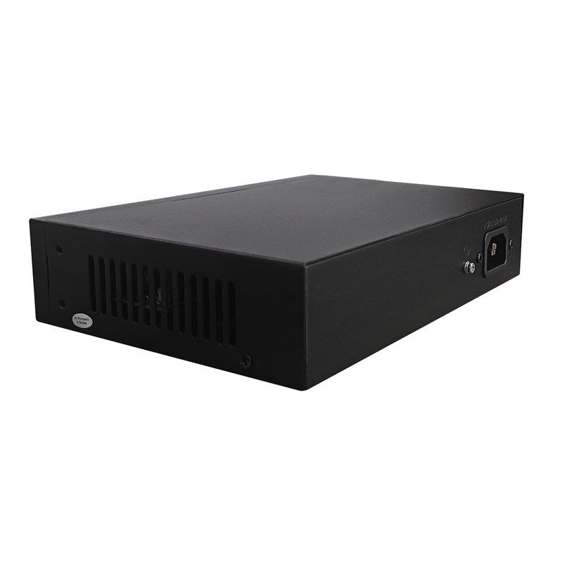 4-Port Gigabit PoE Switch with 2 Gigabit Uplink Ports IEEE 802.3af/at 30W per Port 65W Built-in Power Supply TBC-PS5106N