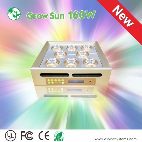 Best selling E.shine 160W led grow light 12 bands full spectrum led garden hydroponics