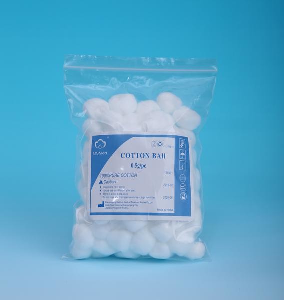 OEM Wholesale Medical  Dental Disposable Cotton Balls 100% Pure Cotton, CE-Certified Small Size Bulk Supply