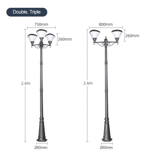 Света 100lm 3000k 6000k алюминиевого ландшафта быстрые поручая солнечные для двора