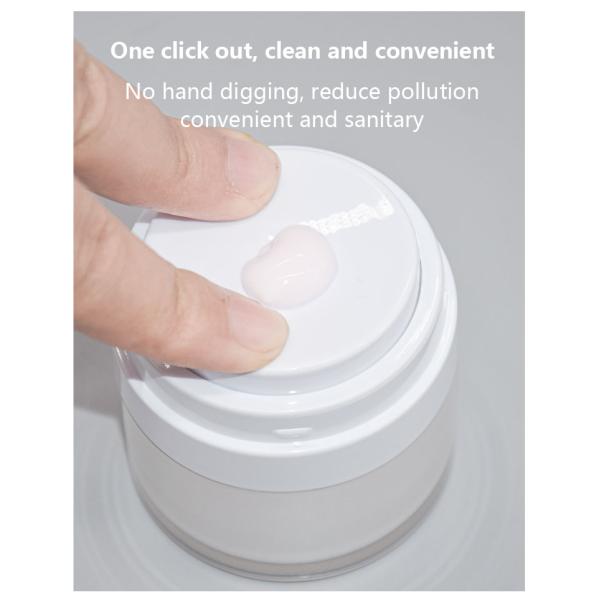 Косметическая акриловая безвоздушная забота кожи опарника упаковывая 50g