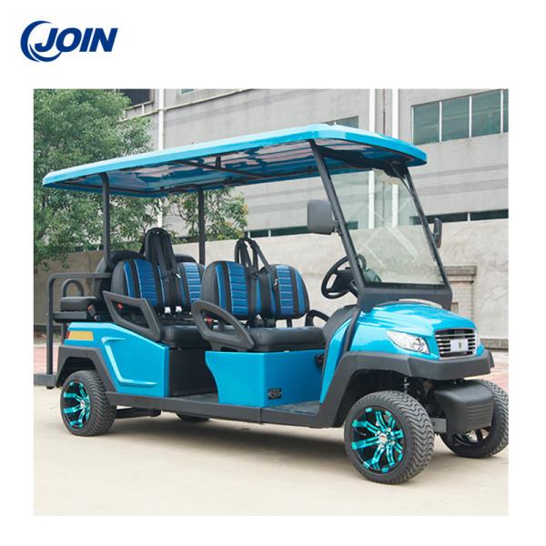 ODM Electric Golf Cart Premium Seats Bicolor 4 Wheel Golf Cart