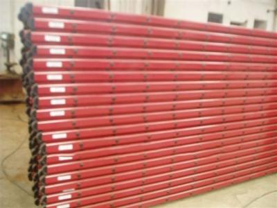 3.5M Steel Scaffold Step Ladder Single Section , Straight Compact Extension Ladder
