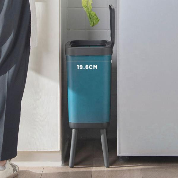 Household Indoor Trash Can With Legs Large Garbage Can With Legs