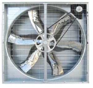 Ventilateurs de ventilation pour bétail revêtus de zinc 380V 450W