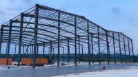 Estructura de acero del haz D20 de H Warehouse con la oficina y el toldo