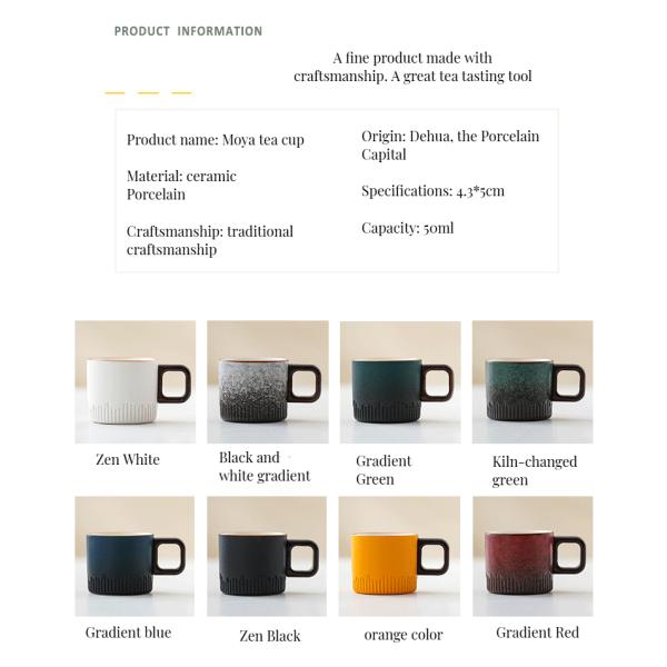 Unique Handcrafted Egg-Shaped Coffee Mug for Camping Nordic 50ml Capacity