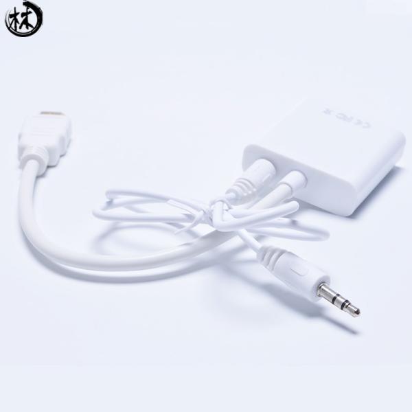 Kico 1080P Male To Female HDTV To VGA Cable Converter Adapter  With Audio Cable Provide OEM Service Factory Manufacturer