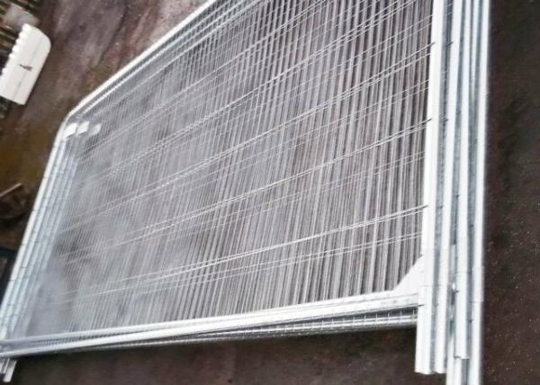 2m High By 3.5m Wide Temporary Steel Fencing Hot Dip Galvanized Metal