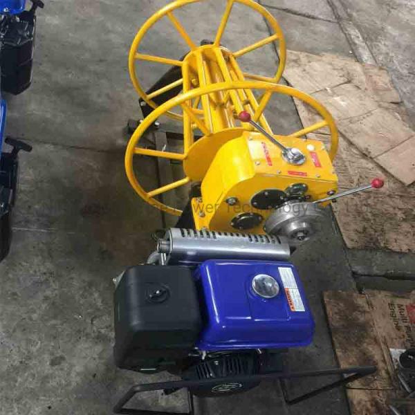 Detachable 5 Ton Wire Cable Take Up Machine Winch Puller With Motor