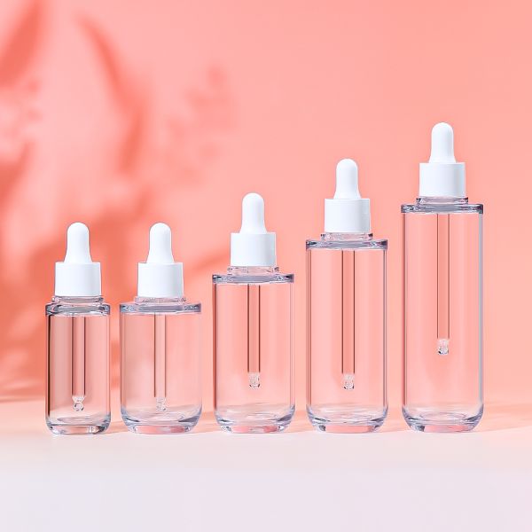 Clear PETG Squeeze Dropper Bottle with High Transparency and Soft Squeeze System for Leakproof Skincare Packaging