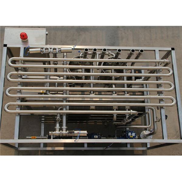 Easy Install Dairy Pasteurization Equipment UHT Plate Sterilizer With PLC Screen
