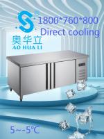 450L congélateur sous-sol à 2 portes grand congélateur commercial compact
