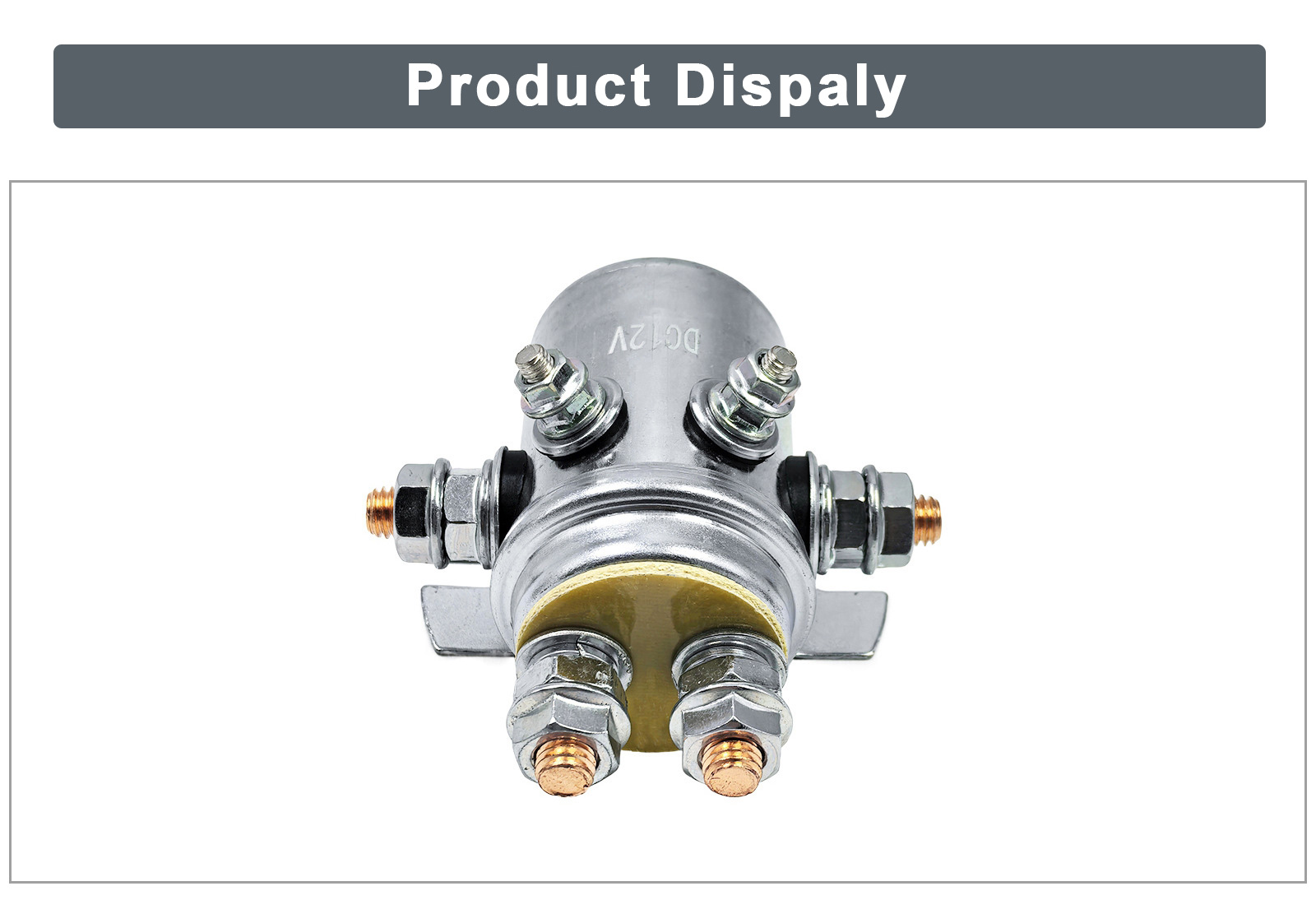 12000 LB Motor Electromagnetic Switch High Current Automotive Electric Winch Relay 12V 200A
