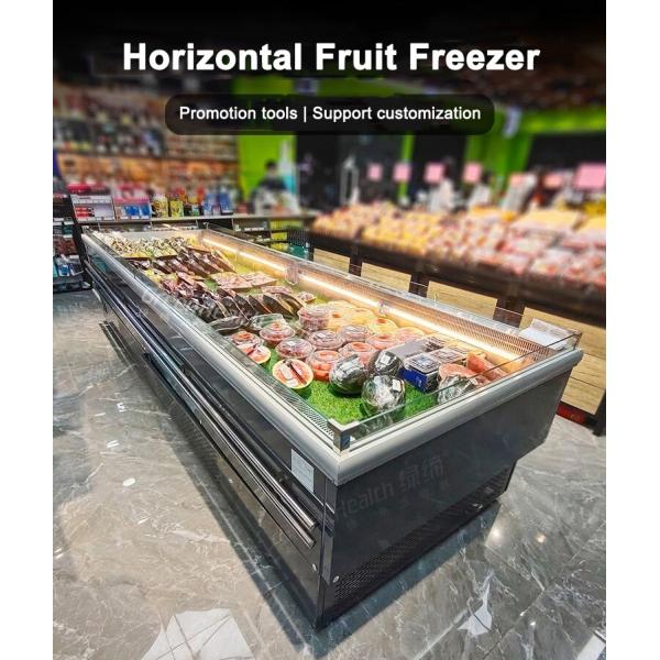 Охладитель продвижения Merchandiser замораживателя дисплея фрукта и овоща R290