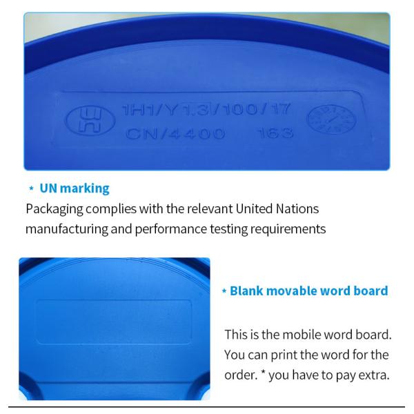 SIDUN 200l Blue Plastic 55 Gallon Plastic Drum With Drainage Hole