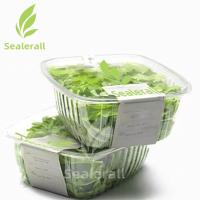 Máquina de embalaje de vegetales frescos con atmósfera modificada Caja de plástico con procesos automatizados