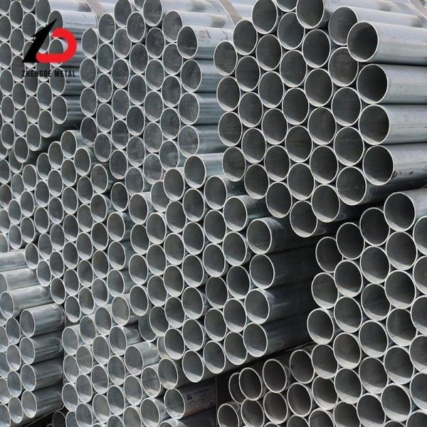 Zinc Coating ASTM A106 Sch 40 ERW Gi Hot Dipped, Electro Galvanized Steel Pipes