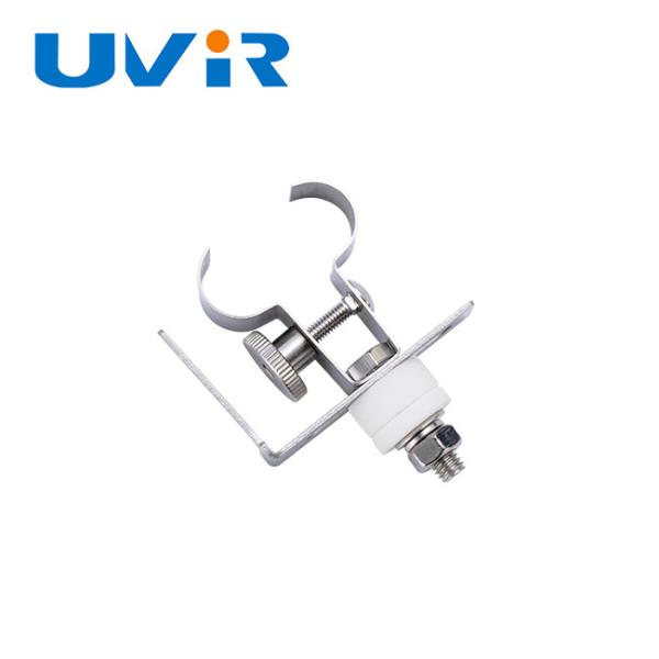 Medium Wave IR Lamp Holder 15x33mm Ceramic Aluminum Twin Tube