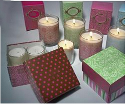 Коробка упаковки свечи картона коробки доставки свечи Пантоне гофрированная