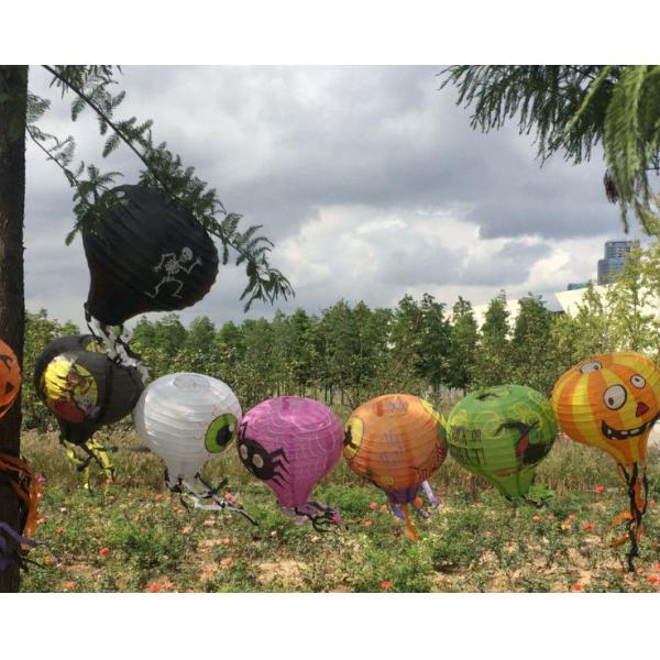 Halloween Hot Air Balloon with Paper Lantern