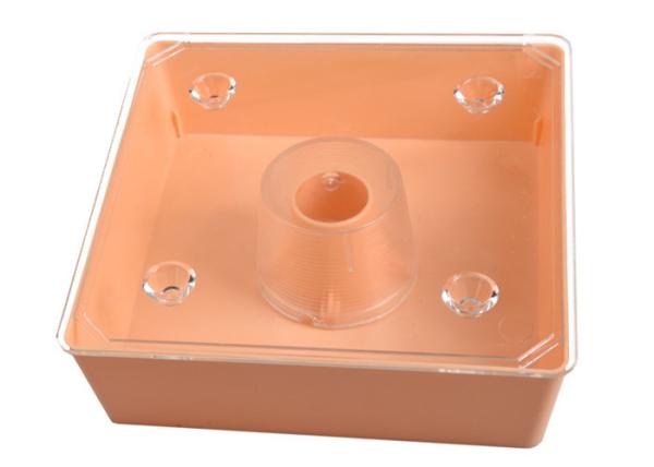 Quadrado europeu plástico Honey Bee Feeder For Beekeeping