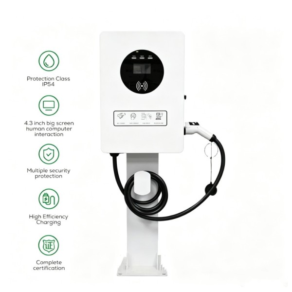 20kW Compact Design DC EV Charging Station with CCS2 Interface for Commercial Parking Lots