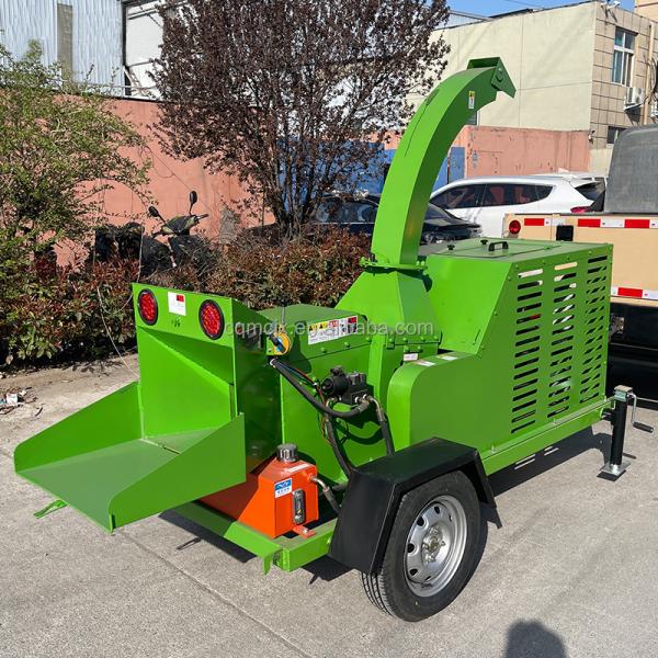 253x138x127CM 800KG Wood Chipper for Dry and Wet Wood Processing by 18.5kw Electric Motor