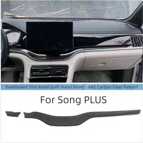 BYD Song Plus Champion Edition Seal 06 Interior Accessories Center Console U-shaped Moulding Dashboard Decoration Strip Plastic