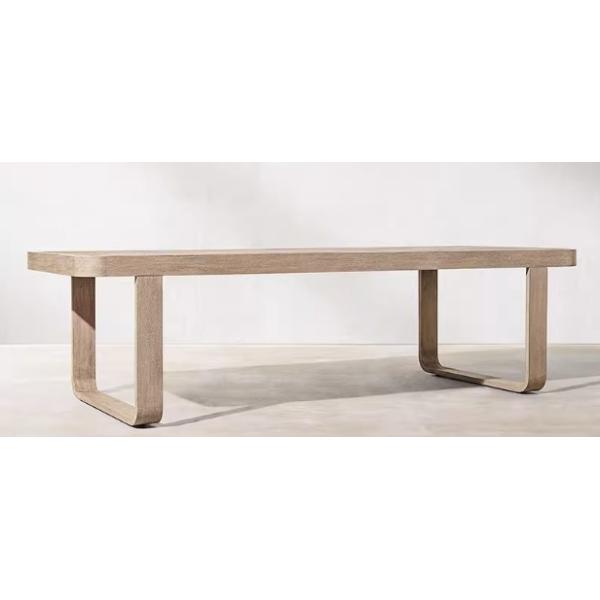 Waterproof Teak Outdoor Dining Table And Chairs Patio Garden Soild Wood Set