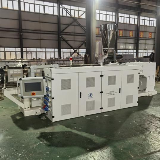 Shenzhen HYPET PS65/75/90/110/112/125/130/150/160 Parallel Twin Screw Plastic Extruders