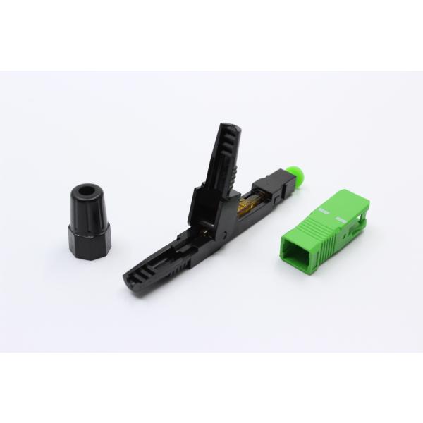 100pcs FTTH Fiber Quick Connector Field Assembly for Smooth Fiber Signal Transmission