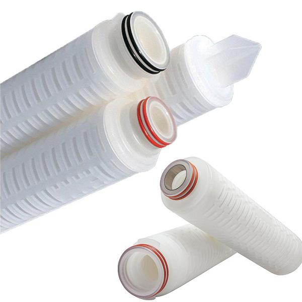 10'' 226 Fins PTFE Microporous Pleated Folding Filter for Large Scale Filtration Needs