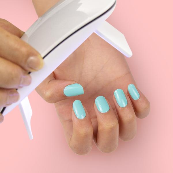 New nail designs OEM 3D semi-cured nail wrap gel nail sticker cure by lamp gel